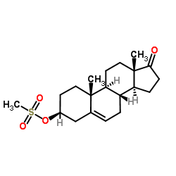 5-雄烯-3β-醇-17-酮甲磺酸酯结构式