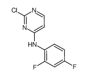 2-Chloro-4-(2,4-difluoroanilino)pyrimidine Structure