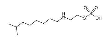 Thiosulfuric acid hydrogen S-[2-[(7-methyloctyl)amino]ethyl] ester picture