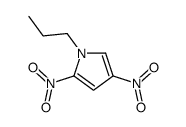 2,4-dinitro-1-propylpyrrole Structure