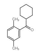 CYCLOHEXYL 2,5-DIMETHYLPHENYL KETONE结构式