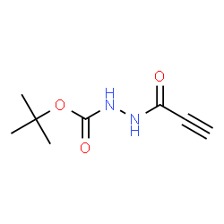 Hydrazinecarboxylic acid, 2-(1-oxo-2-propynyl)-, 1,1-dimethylethyl ester (9CI) structure