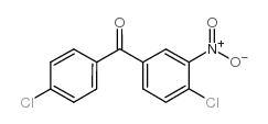 4,4'-DICHLORO-3-NITROBENZOPHENONE Structure