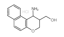 (1-AMINO-2,3-DIHYDRO-1H-BENZO[F]CHROMEN-2-YL)-METHANOL HCL structure