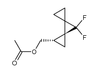 ((1S,3S)-7,7-difluorodispiro[2.0.24.13]heptan-1-yl)methyl acetate结构式