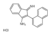 3-imino-2-naphthalen-1-ylinden-1-amine,hydrochloride结构式