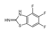 2-BENZOTHIAZOLAMINE, 4,5,6-TRIFLUORO- structure