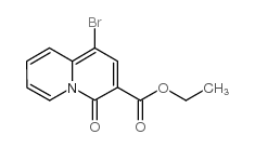 Ethyl 1-bromo-4-oxo-4H-quinolizine-3-carboxylate Structure