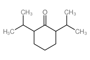 2,6-dipropan-2-ylcyclohexan-1-one Structure