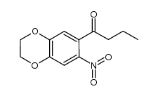 1-(7-nitro-2,3-dihydro-1,4-benzodioxin-6-yl)butan-1-one Structure