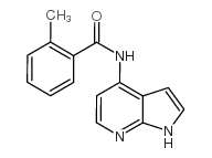 Benzamide, 2-methyl-N-1H-pyrrolo[2,3-b]pyridin-4-yl- (9CI) structure