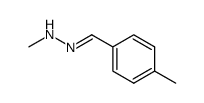 p-tolualdehyde methylhydrazone结构式