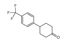 4-[4-(trifluoromethyl)phenyl]cyclohexan-1-one Structure