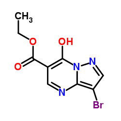 Ethyl 3-bromo-7-hydroxypyrazolo[1,5-a]pyrimidine-6-carboxylate structure