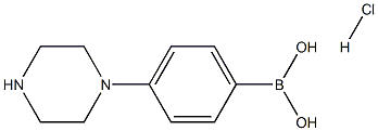 Boronic acid, [4-(1-piperazinyl)phenyl]-, Monohydrochloride (9CI) Structure