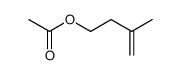 3-methyl-3-butenyl acetate结构式