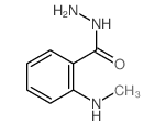 Benzoic acid,2-(methylamino)-, hydrazide Structure