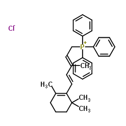 [(2E,4E)-3-甲基-5-(2,6,6-三甲基-1-环己烯-1-基)-2,4-戊二乙烯]三苯基氯化膦图片