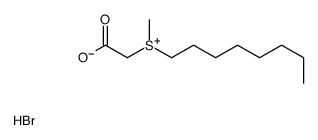 carboxymethyl-methyl-octylsulfanium,bromide Structure