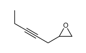 pent-2-ynyloxirane Structure