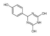 6-(4-hydroxyphenyl)-1,3,5-triazinane-2,4-dione Structure