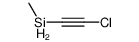 2-chloroethynyl(methyl)silane Structure