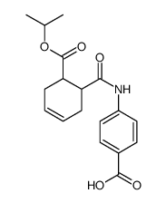 4-[(6-propan-2-yloxycarbonylcyclohex-3-ene-1-carbonyl)amino]benzoic acid结构式