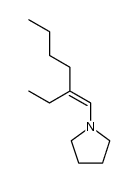 1-(2-ethyl-hex-1-enyl)-pyrrolidine Structure