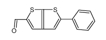 5-phenylthieno[2,3-b]thiophene-2-carbaldehyde结构式