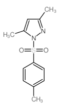 3,5-dimethyl-1-(4-methylphenyl)sulfonyl-pyrazole结构式