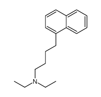 N,N-diethyl-4-naphthalen-1-ylbutan-1-amine结构式