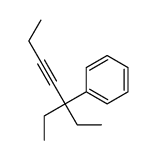 3-ethylhept-4-yn-3-ylbenzene结构式