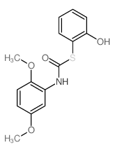 N-(2,5-dimethoxyphenyl)-1-(2-hydroxyphenyl)sulfanyl-formamide picture