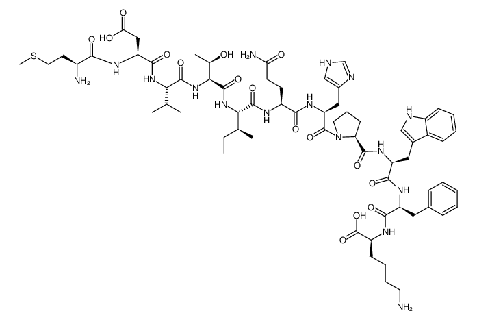 human crystallin peptide αA (1-11)结构式