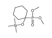 (1-dimethoxyphosphorylcyclohexyl)oxy-trimethylsilane Structure