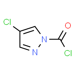 1H-Pyrazole-1-carbonyl chloride, 4-chloro- (9CI) Structure