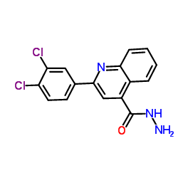 2-(3,4-Dichlorophenyl)-4-quinolinecarbohydrazide Structure