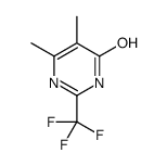 5,6-dimethyl-2-(trifluoromethyl)-1H-pyrimidin-4-one structure