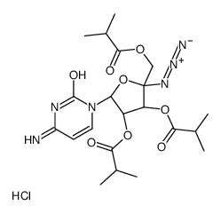 Balapiravir hydrochloride Structure