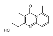 2-ethyl-3,6-dimethylpyrido[1,2-a]pyrimidin-4-one,hydrochloride Structure