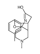 4a,10-(Iminoethano)-4aH-(1)benzopyrano(3,2-c)pyridin-12-one,1,2,3,4,10,10a-hexahydro-2,8-dimethyl Structure