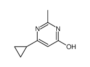 4(1H)-Pyrimidinone, 6-cyclopropyl-2-methyl- (9CI) Structure