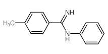 4-methyl-N-phenyl-benzenecarboximidamide结构式