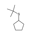 tert-Butylcyclopentyl sulfide Structure