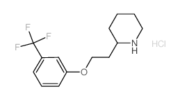 2-{2-[3-(Trifluoromethyl)phenoxy]ethyl}piperidine hydrochloride Structure