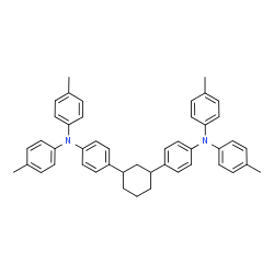 BENZENAMINE, 4,4'-(1,3-CYCLOHEXANEDIYL)BIS[N,N-BIS(4-METHYLPHENYL)- Structure