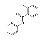 2-methylbenzoic acid 2-pyridinyl ester Structure