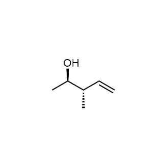 (2R,3S)-3-Methylpent-4-en-2-ol structure