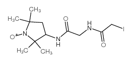 3-[2-(2-碘乙酰氨基)乙酰氨基]PROXYL结构式