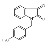 1-(4-METHYLBENZYL)-1H-INDOLE-2,3-DIONE structure